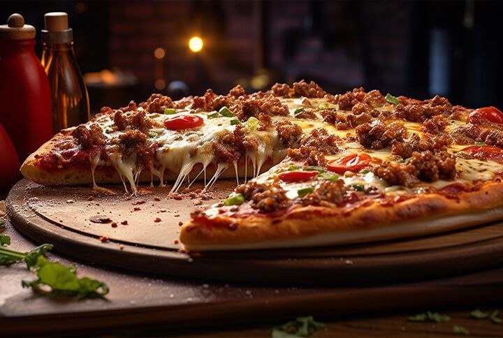 Pizza aus dem Steinofen